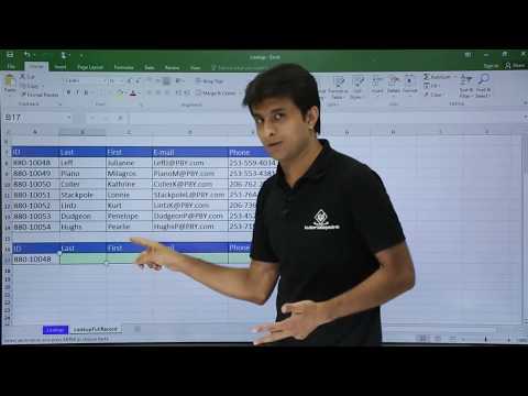 Video: Hvordan bruger du opslagsguiden i Excel?