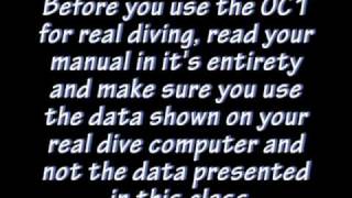 Oceanic OC1 dive computer - Online Class - m1s2
