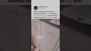 Mother’s 'Should I scold him or pay him' moment with her kid's artwork goes viral 😭🎨 #viral