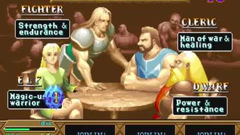 [Arcade] Dungeons & Dragons: Tower of Doom First Minutes of Gameplay