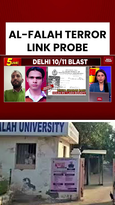Al-Falah Terror Link Probe Intensifies as NIA Tracks Suspect Networks in Delhi Blast Investigation