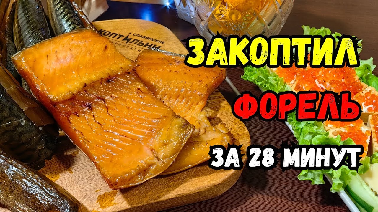 Форель Холодного Копчения за 28 минут! Славянские Коптильни! Электростатическое копчение! 
