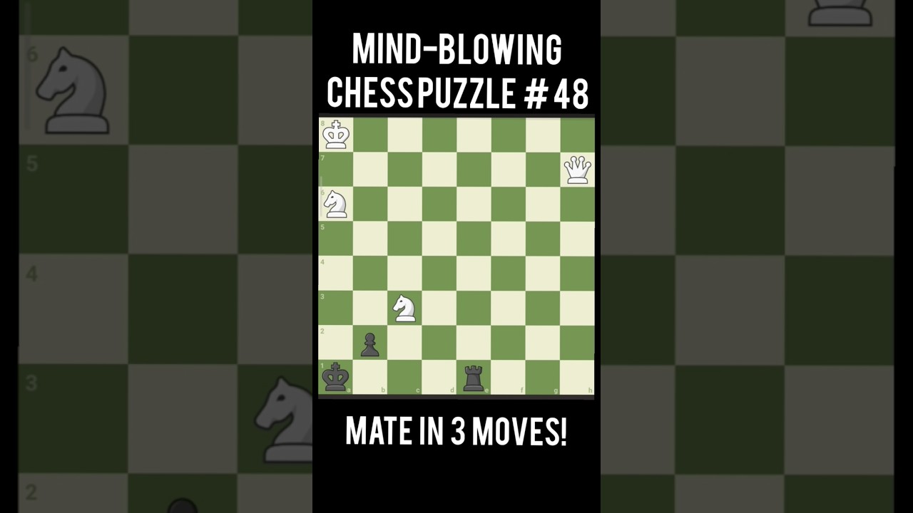 Mind-blowing Chess Puzzle no 48 | Spot Checkmate in 3 moves 
