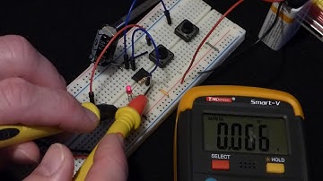 First attempt at electronics 741 op amp sample and hold demo circuit explained