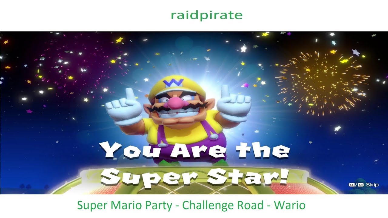 Super Mario Party - Challenge Road - Wario