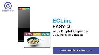 Celebrity EC Line Easy-Q Queuing System with Digital Signage Wealth