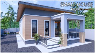 Small House Design 7m x 9m | Simple life in small house