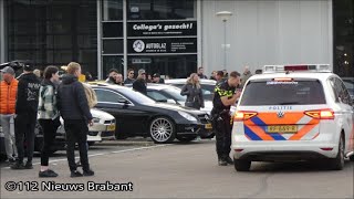 Politie maakt einde aan auto meeting in Oss en Berghem