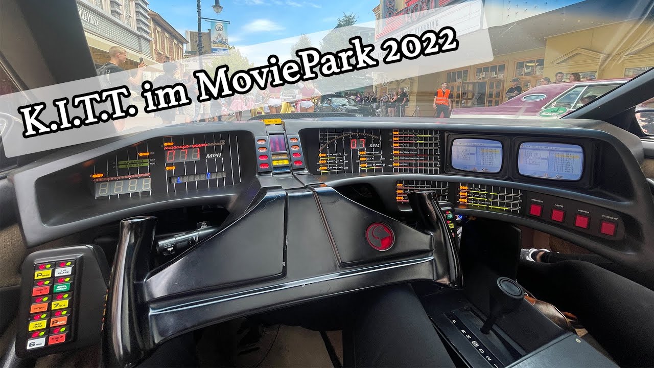 Mit K.I.T.T. im Movie Park 2022