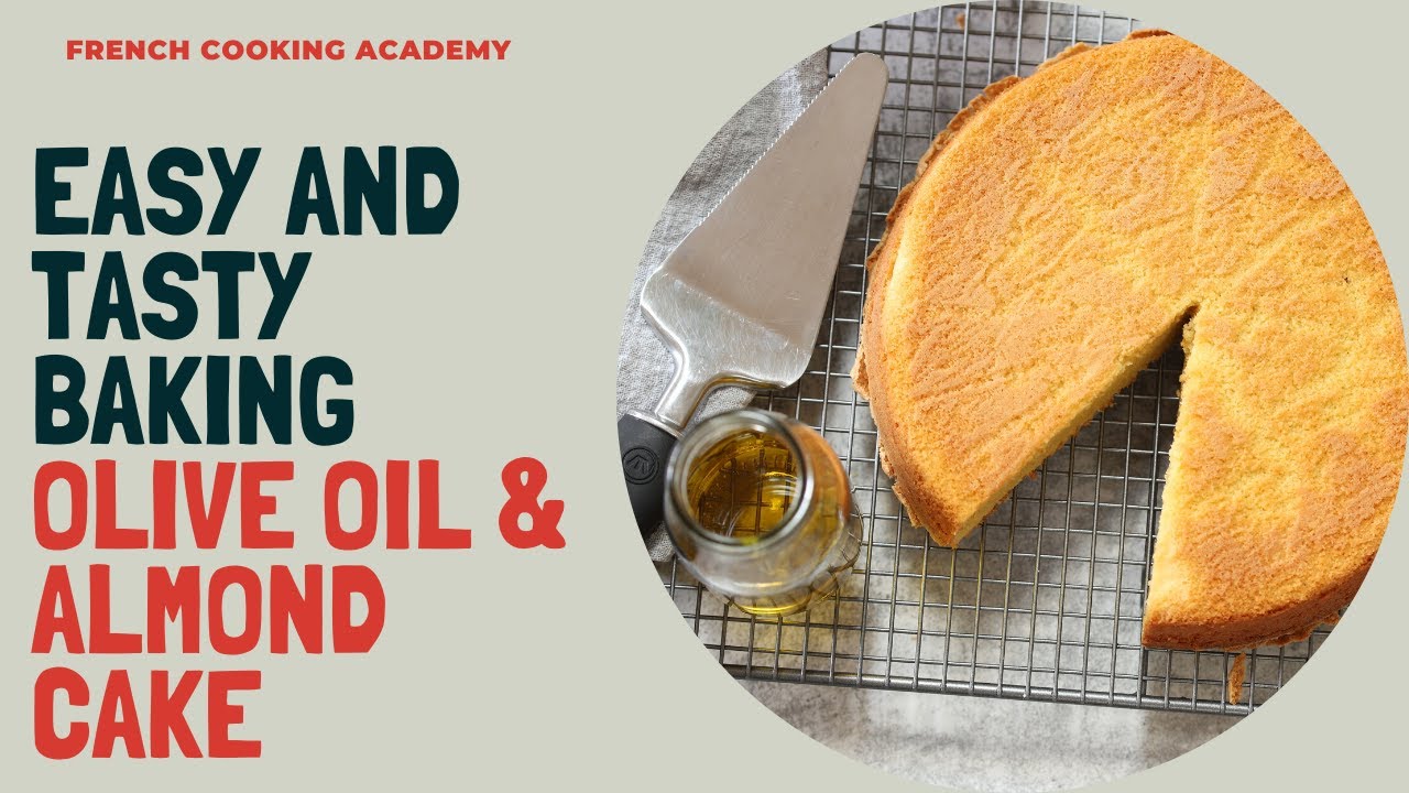 ⁣Almond and olive oil cake recipe (great for absolute beginners)