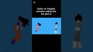 Goku vs Vegeta REMAKE! ⚡ (The Power of a Nexus) #Shorts