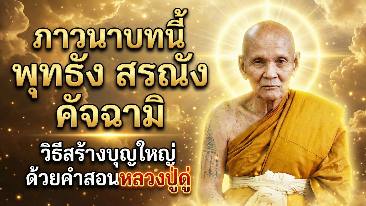 ภาวนาบทนี้ พุทธัง สรณัง คัจฉามิ วิธีสร้างบุญใหญ่ ด้วยคำสอนหลวงปู่ดู่ #หลวงปู่ดู่ #พุทธังสรณังคัจฉามิ