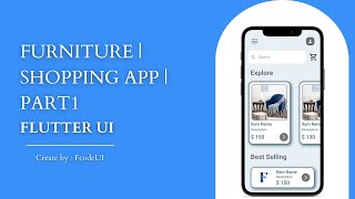 Furniture Shopping App | Part 1 | Flutter Tutorial 2023 | Flutter UI | Flutter Widget | Flutter