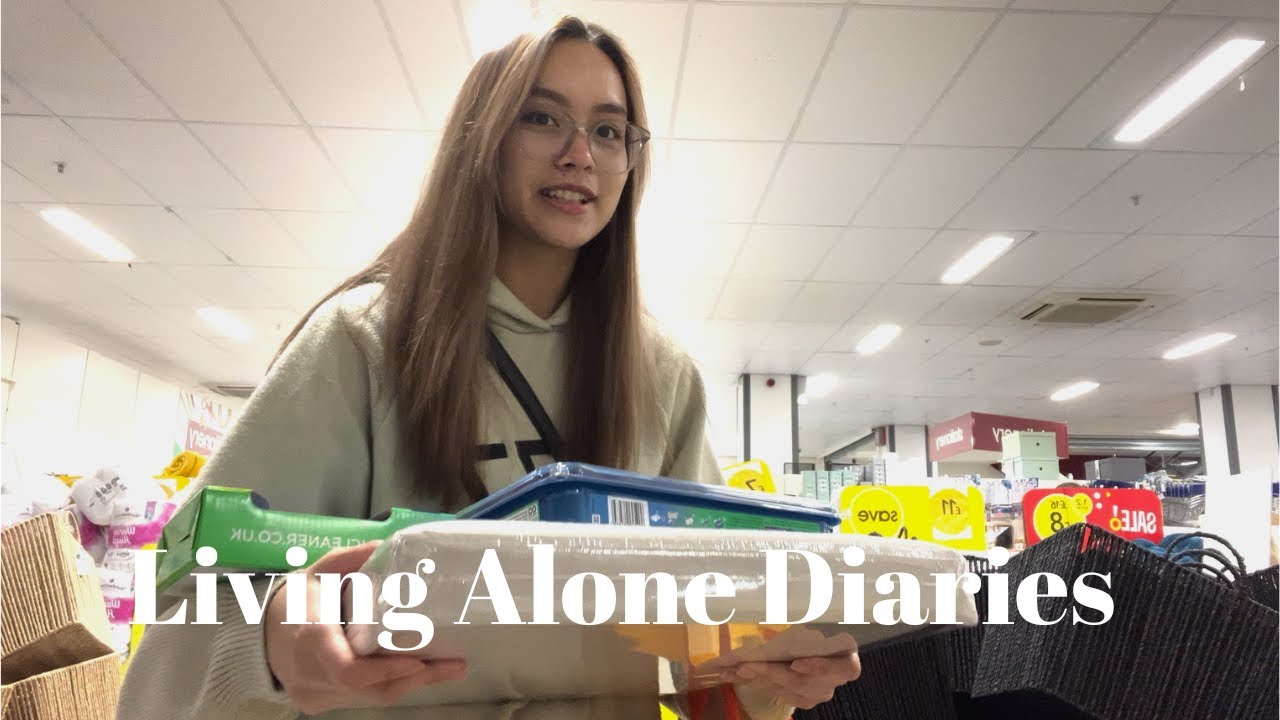 Living Alone Diaries being productive, quick grwm, home shopping and