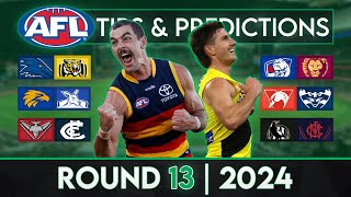 AFL Round 13, 2024 - Tips & Predictions