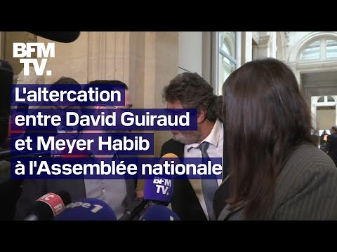 "Barre-toi d'ici!": l'altercation tendue entre David Guiraud et Meyer Habib