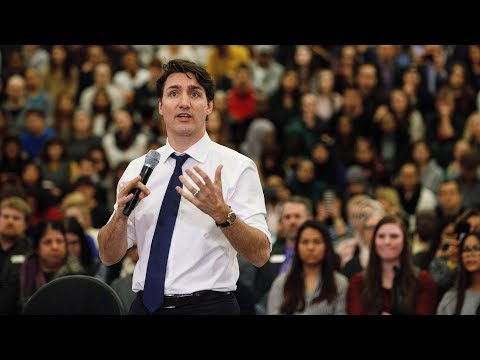 Trudeau tells woman to say &rsquo;peoplekind&rsquo; not &rsquo;mankind&rsquo;
