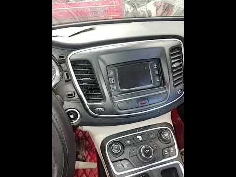 2015 chrysler 200 radio removal - YouTube