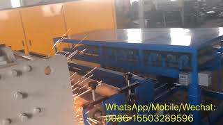 Export to Europe weld wire mesh panel machine (WhatsApp/Wechat: 0086-15503289596)