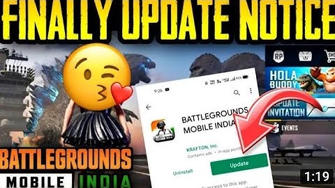 🤩🔥FINALLY BGMI 1.6 UPDATE NOTICE IS HERE/BGMI  1.6 UPDATE OFFICIAL REALESE DATE IS HERE/TAMIL