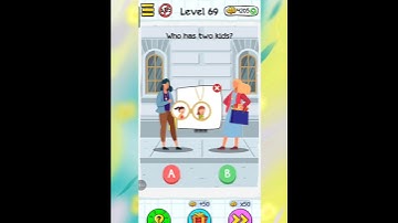 #Braindom: Brain Game Test #nieuw #level69 Wie heeft twee kinderen gameplay #trending