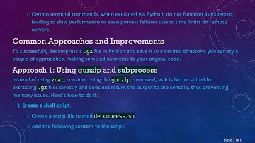 Decompressing a .gz File in Python: A Comprehensive Guide to Efficiently Manage Large Files