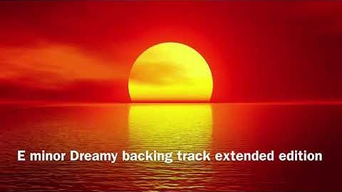 E minor Beautiful soft backing track extended edit