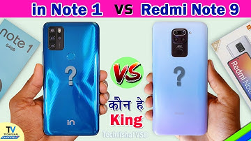 Micromax in Note 1 vs Redmi Note 9 Comparison Details | Speed Test, Display, Camera test, Battery