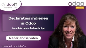 Snel en makkelijk declaraties indienen in Odoo | Uitleg Odoo Declaratie (Expenses) app
