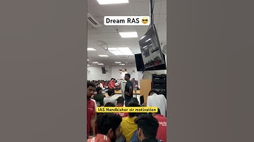Dream RAS 🔥| springboard academy #dreamias #ras #shorts #rajveersir #sba #shortsvideo