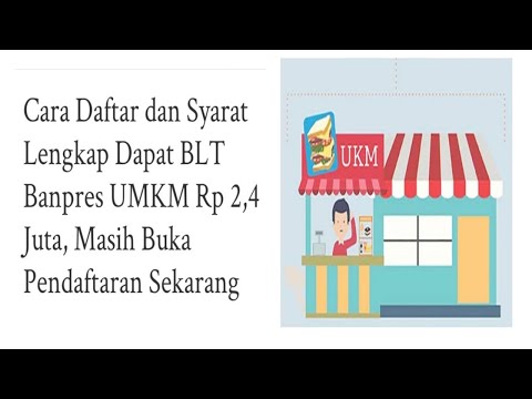 Cara daftar BLT Banpres UMKM terbaru