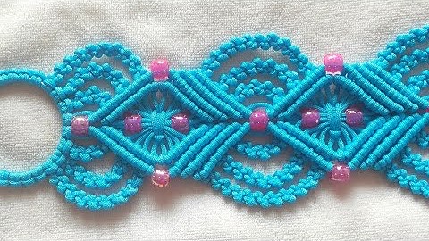 मैकरम का चाभी स्टैंड।।Easy Macrame Key Hanger for Beginners