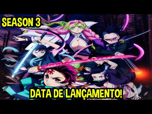 Demon Slayer: Swordsmith Village Arc (3ª Temporada) Estreia Dublagem em  Inglês - AnimeBox