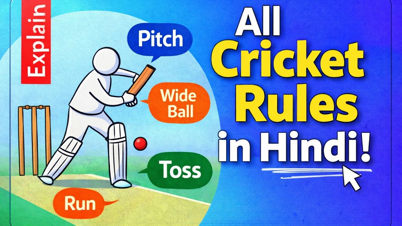 All Cricket Rules in Hindi | Rare & Confusing Cricket Rules Explained 🔥🔥🔥