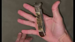 Johnny Cade Swithcblade "The Outsiders" Hubertus Solingen Shell Puller Knife Special Edition