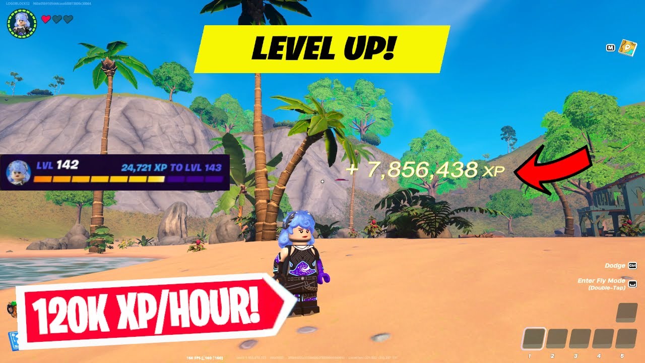 *NEW* Lego Fortnite AFK XP Method 5 Levels Everyday YouTube