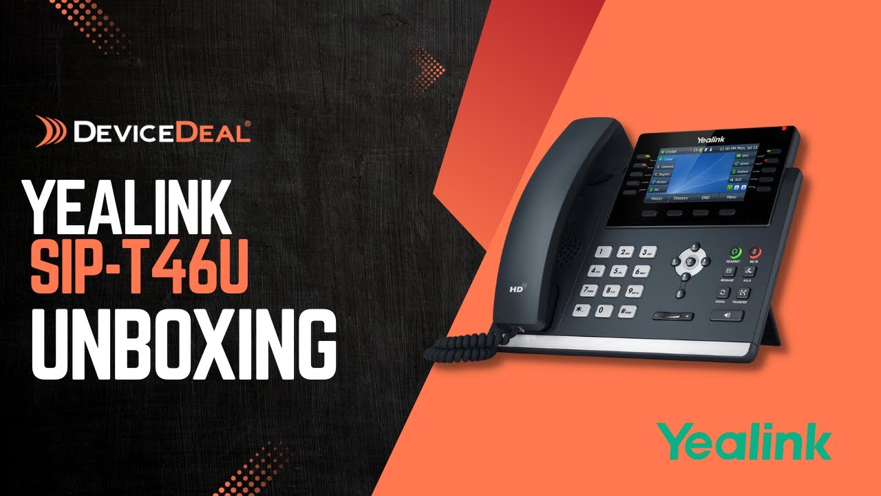 Yealink SIP-T46U A Revolutionary IP Phone for Enhancing Productivity |  Device Deal