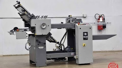 Baum 2020 Pile Feed Paper Folder