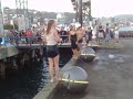 kids jumping in wellington waterfront