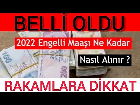 Video: 2022'de grup II engelli kişiler için EDV: ne kadar ücret alınır