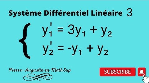 Système Différentiel Linéaire | Vidéo 2.0 Refaite en Description