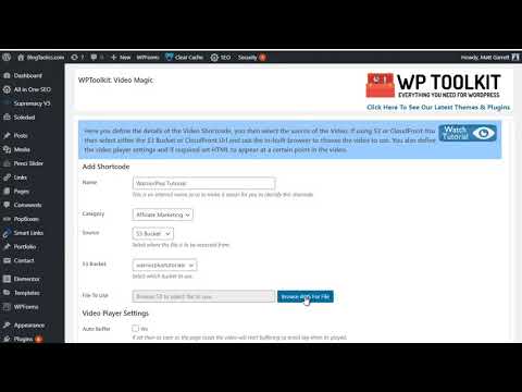 135#WP Video Magic Demo