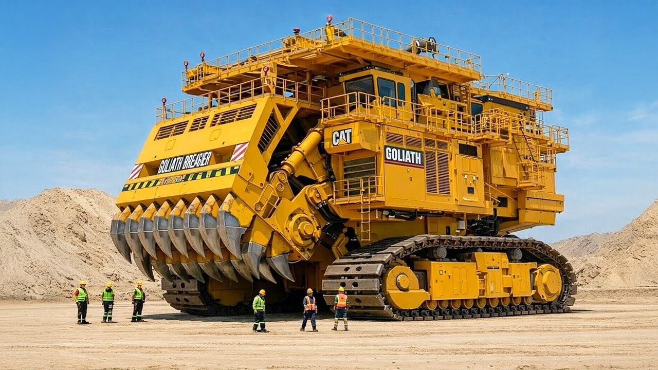 Největší průmyslové stroje, jaké kdy lidstvo postavilo