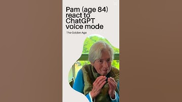 Elder reacts to British ChatGPT voice mode #funny #openai #chatgpt #aging #longevity #fyp