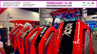 Miami International Boat Show 2024 ( Part 1 ) Miami Beach Convention Center | Droneviewhd #dbmibs