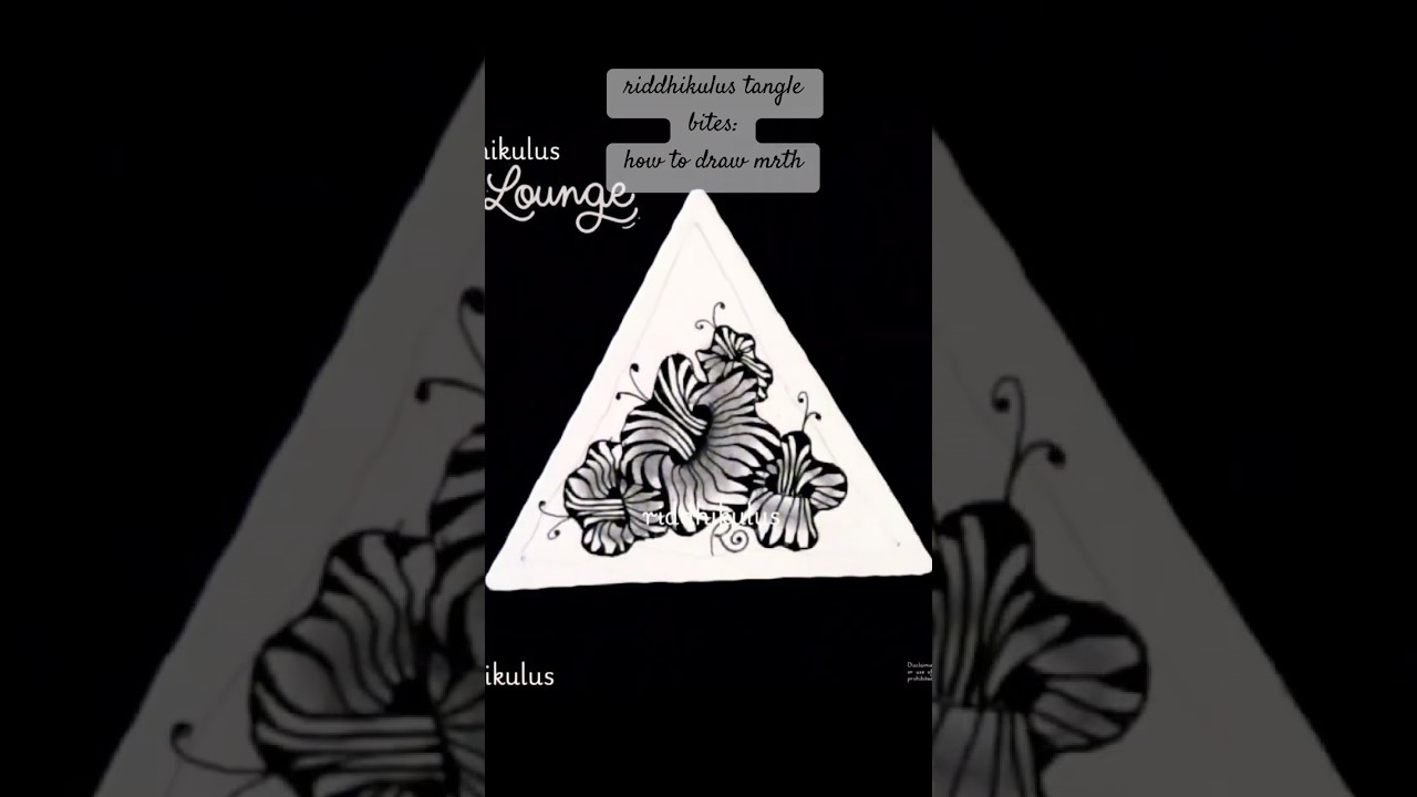 Riddhikulus Tangle Bites: How To Draw MRTH 