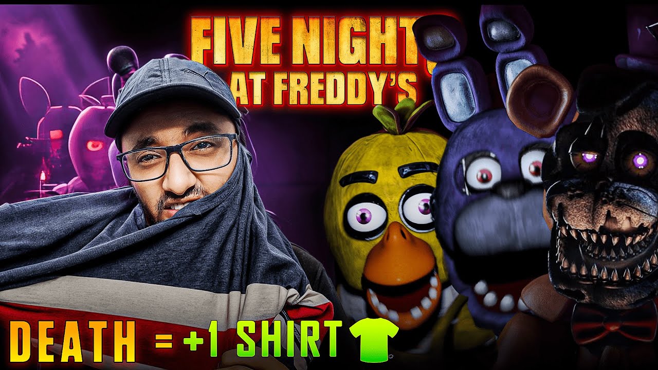 Death = +1 Shirt Challenge | Five Nights At Freddy's Gameplay Live
