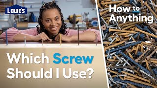 How to Choose the Right Type of Screw | How to Anything