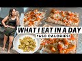 What I Eat In A Day 1600 calories for weight loss! High Protein meals for calorie deficit!