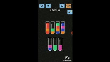 Water Colour sort | android ios game play | Time Pass game short video